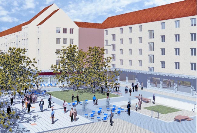 GesamtSanierungs- und Entwicklungskonzept für ein denkmalgeschütztes wohnnahes Wohn- und Einkaufszentrum in Dresden - Striesen (Borsbergstraße) Teil1: Sanierung der Gewerbeeinheiten
