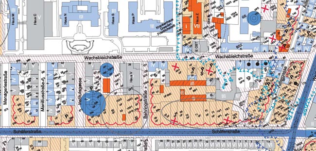 Variantendiskussion, Städtebauliches Entwicklungskonzept und Rahmenplan für die Quartiere 13 - 17 in Dresden - Friedrichstadt
